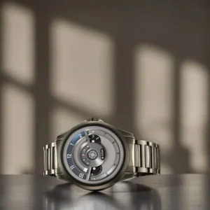 Titan Maritime Quartz Multifunction Anthracite Dial Stainless Steel Strap Watch for Men