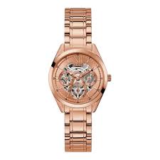 Guess Clear Cut Analog Watch for Women - GUESS GW0253L3